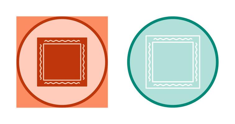 Unique Frame Vector Icon