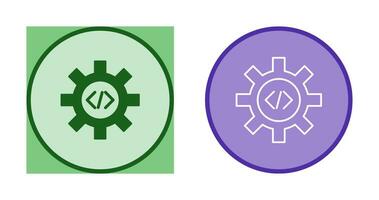 Unique Code Optimization Vector Icon