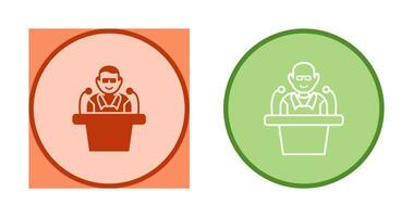 Unique Lecture Vector Icon