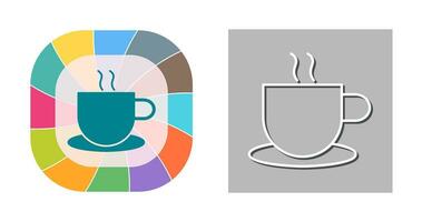 Unique Hot Coffee Vector Icon