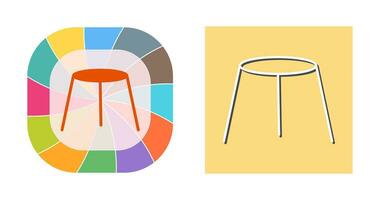 Unique Stool Vector Icon