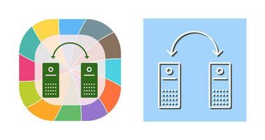 Unique Connected Systems Vector Icon