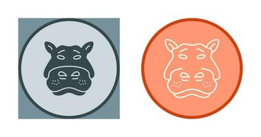 Hippo Vector Icon