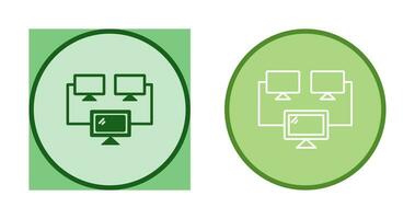 Connected Systems Vector Icon