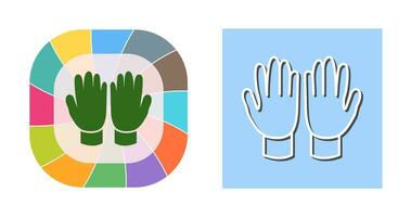 Gardening Gloves Vector Icon