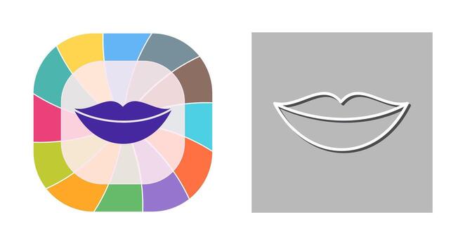 Lips Vector Icon