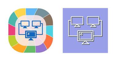 Connected Systems Vector Icon