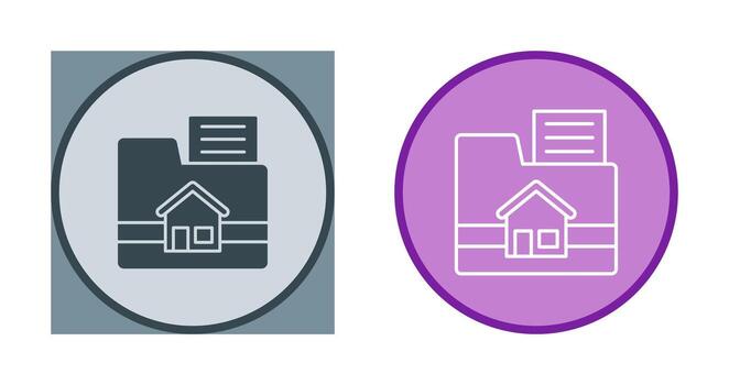 icono de vector de carpeta