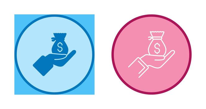 icono de vector de salario