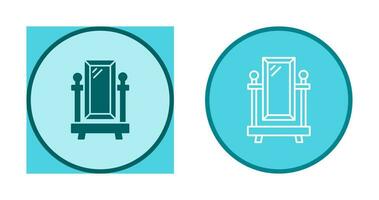 Floor Mirror Vector Icon