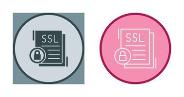 icono de vector de ssl