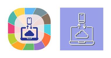 Data Transfer Vector Icon