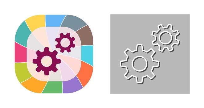 icono de vector de configuración