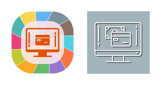 icono de vector de método de pago