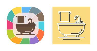 Bathtub Vector Icon