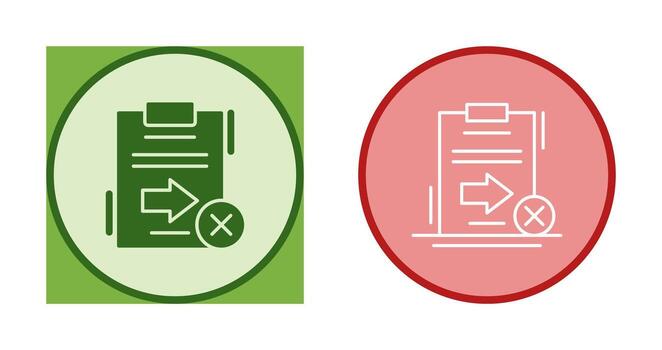 Send Failed Vector Icon