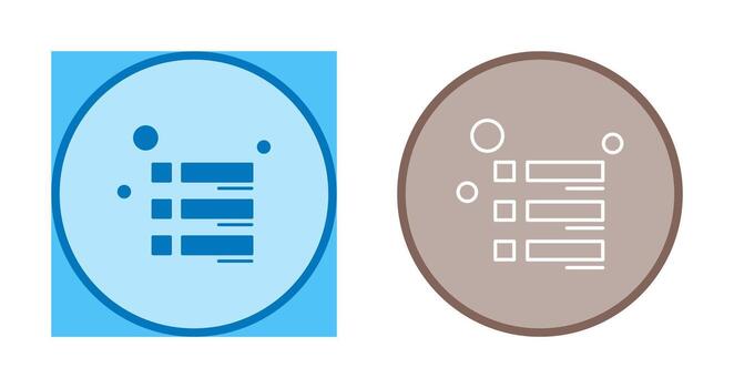 icono de vector de menú