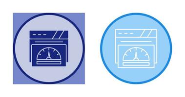 icono de vector de velocímetro