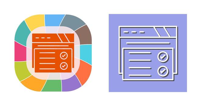 Web Browser Vector Icon