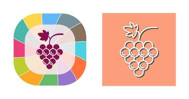 Grapes Vector Icon