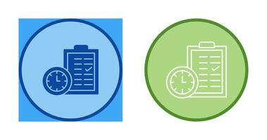 Time Planing Vector Icon