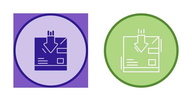 icono de vector de retorno