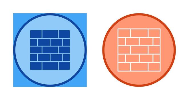 icono de vector de pared