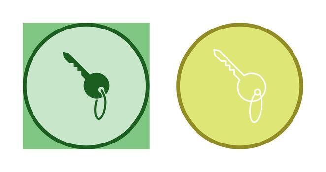 icono de vector clave