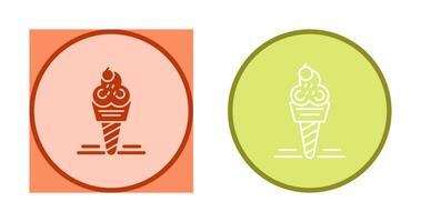 icono de vector de helado