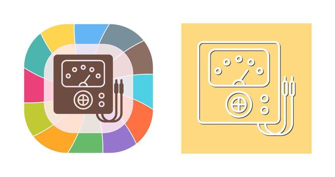 Voltmeter Vector Icon