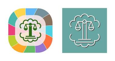 Justice Scale Vector Icon