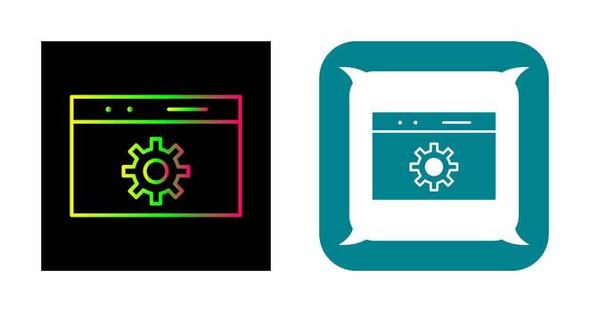 Unique Web Optimization Vector Icon