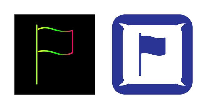 icono de vector de bandera