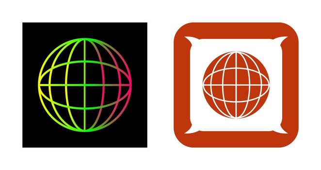 icono de vector de globo