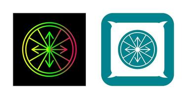 Roulette with Arrow Vector Icon