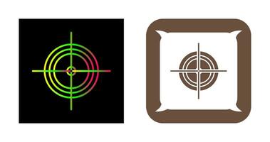 Unique Target Vector Icon