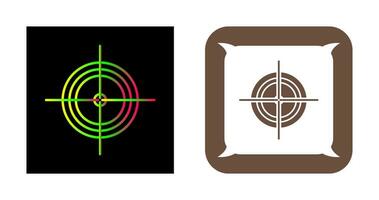 Unique Target Vector Icon