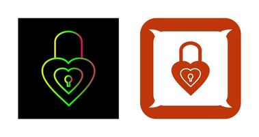 Unique Lock Vector Icon