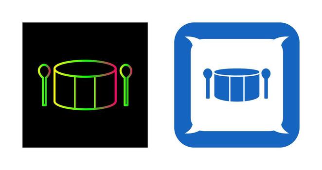 icono de vector de tambor