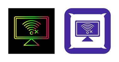 Disconnected Network Vector Icon