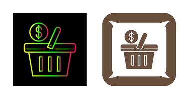 Shopping Basket Vector Icon