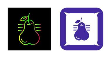 icono de vector de pera