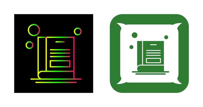 icono de vector de libro