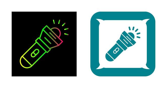 Flashlight Vector Icon