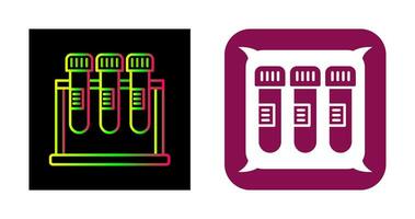 icono de vector de tubo de ensayo