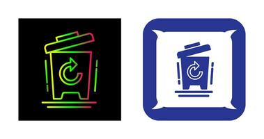 icono de vector de papelera