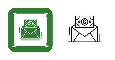 Mail Coin Vector Icon