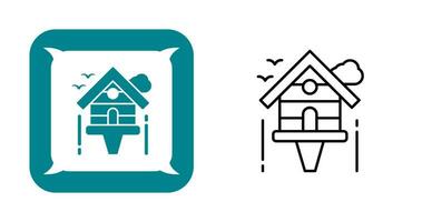 Birdhouse Vector Icon