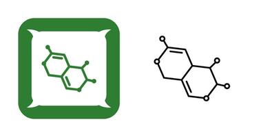 icono de vector de molécula