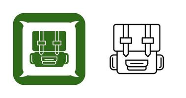 icono de vector de mochila